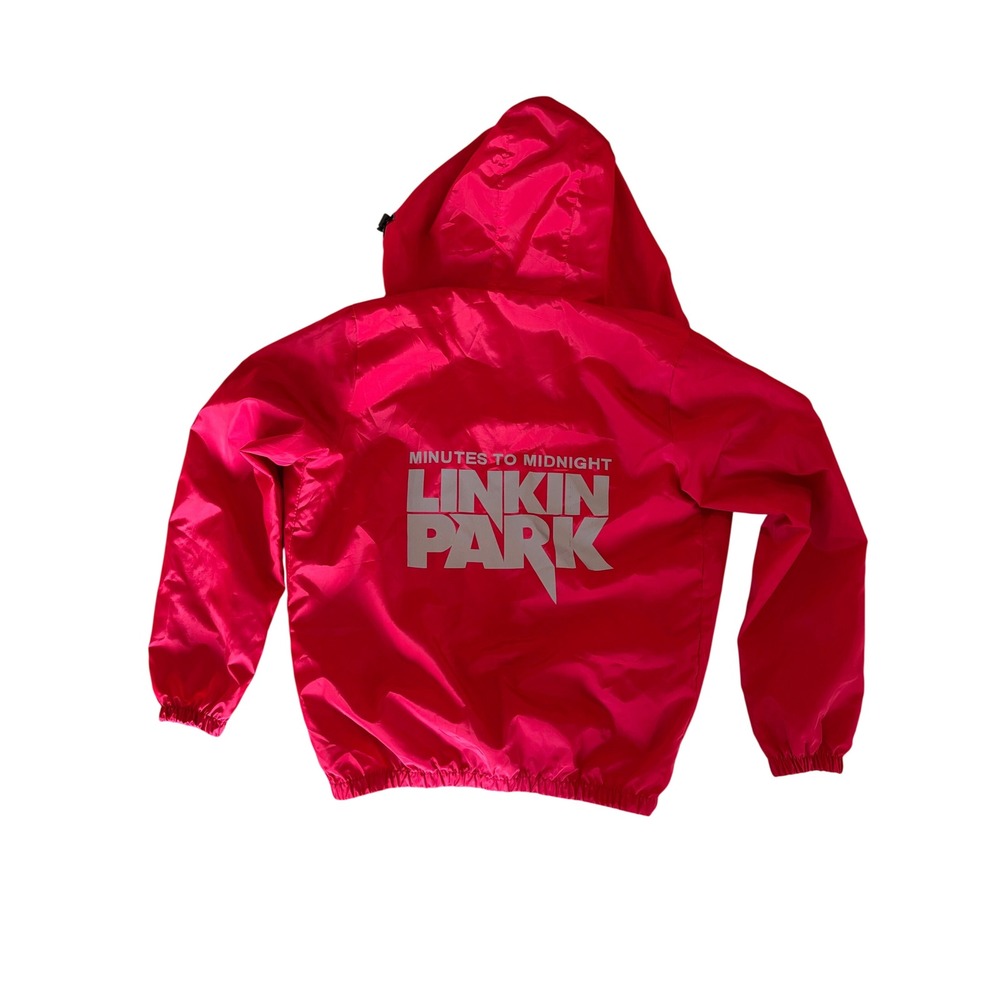 Rare Linkin Park Minutes to Midnight Windbreaker Tour Jacket Mens MED - Picture 6 of 11